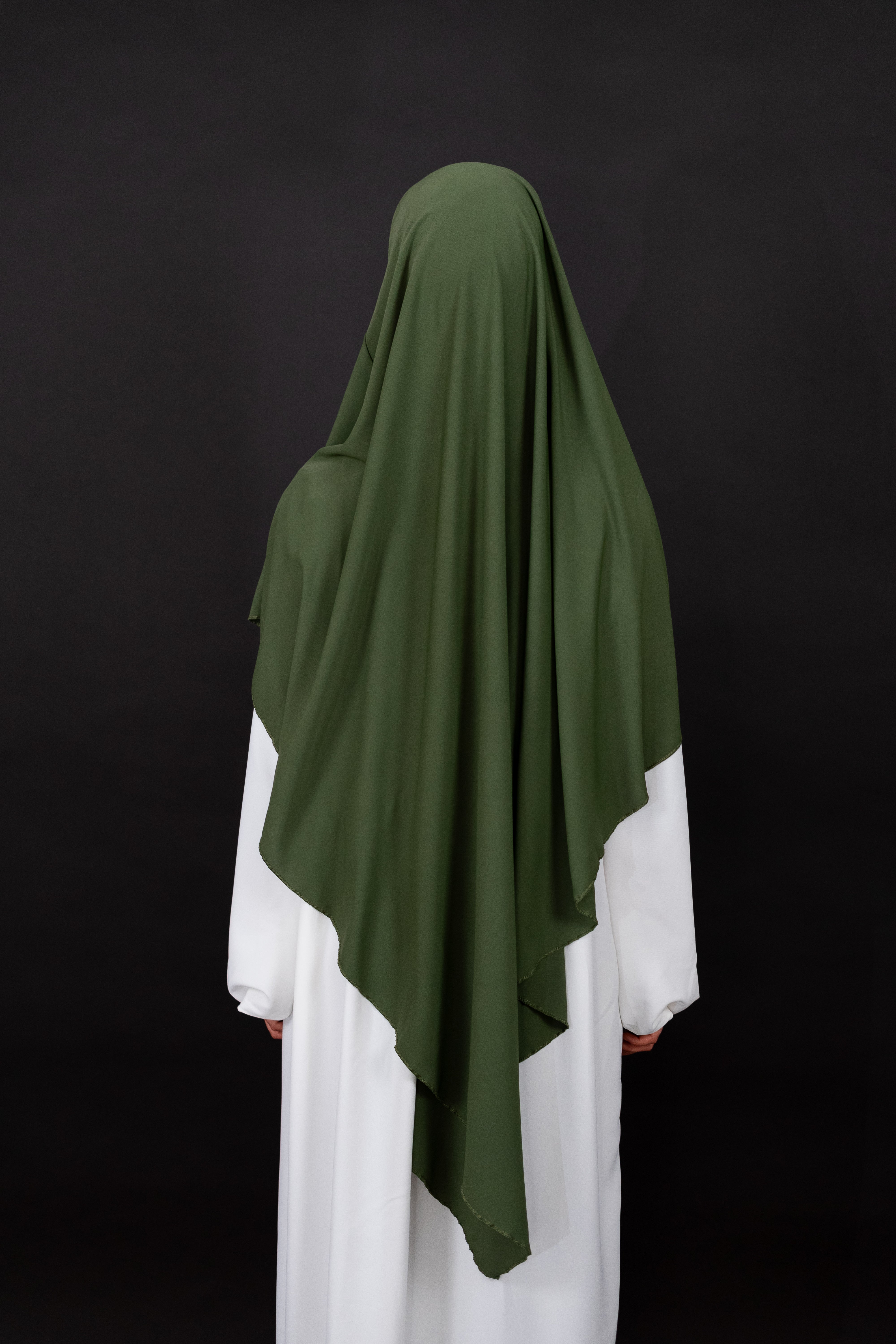 Eleganter Khimar in der Farbe Khaki