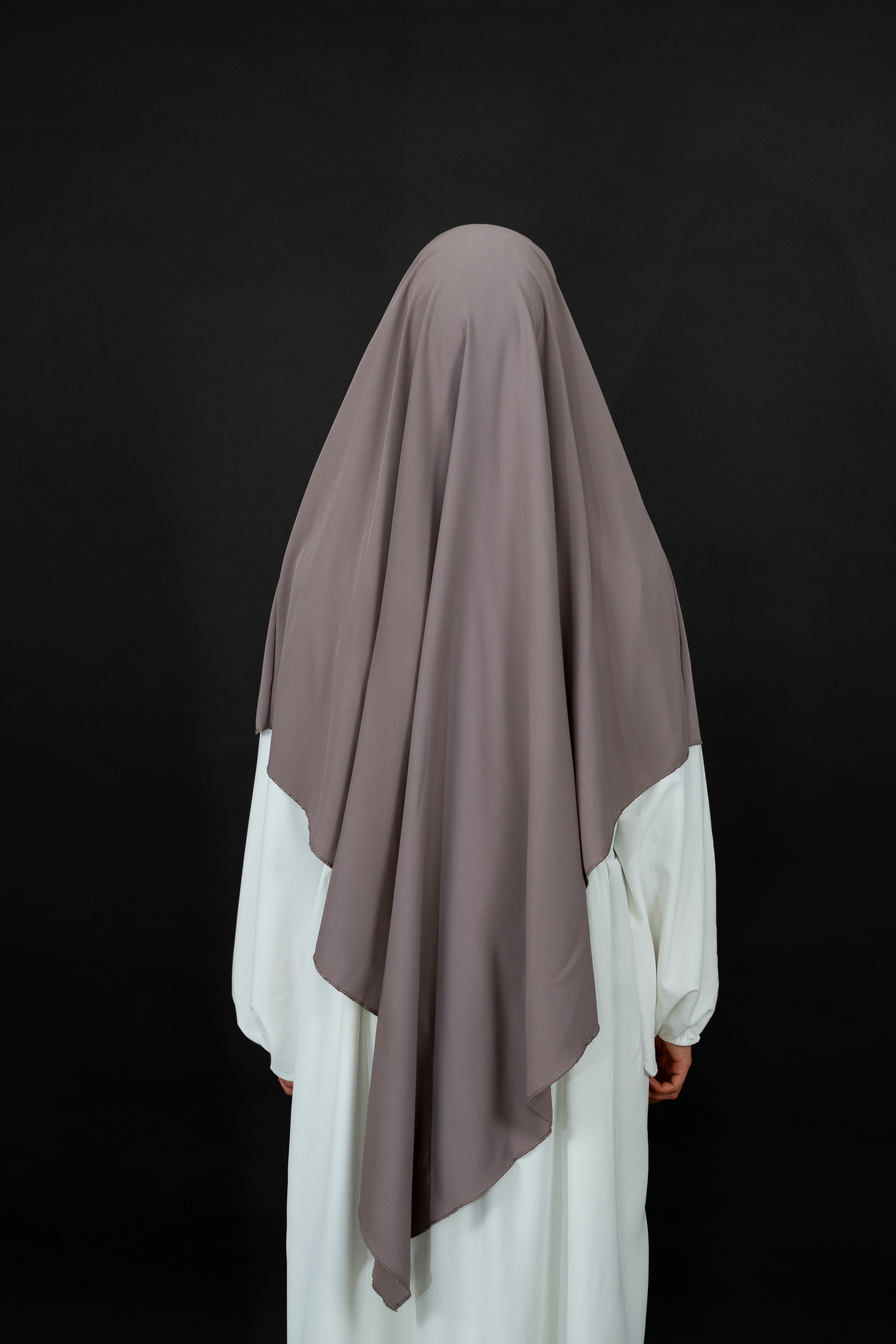 Eleganter Khimar in der Farbe Flieder