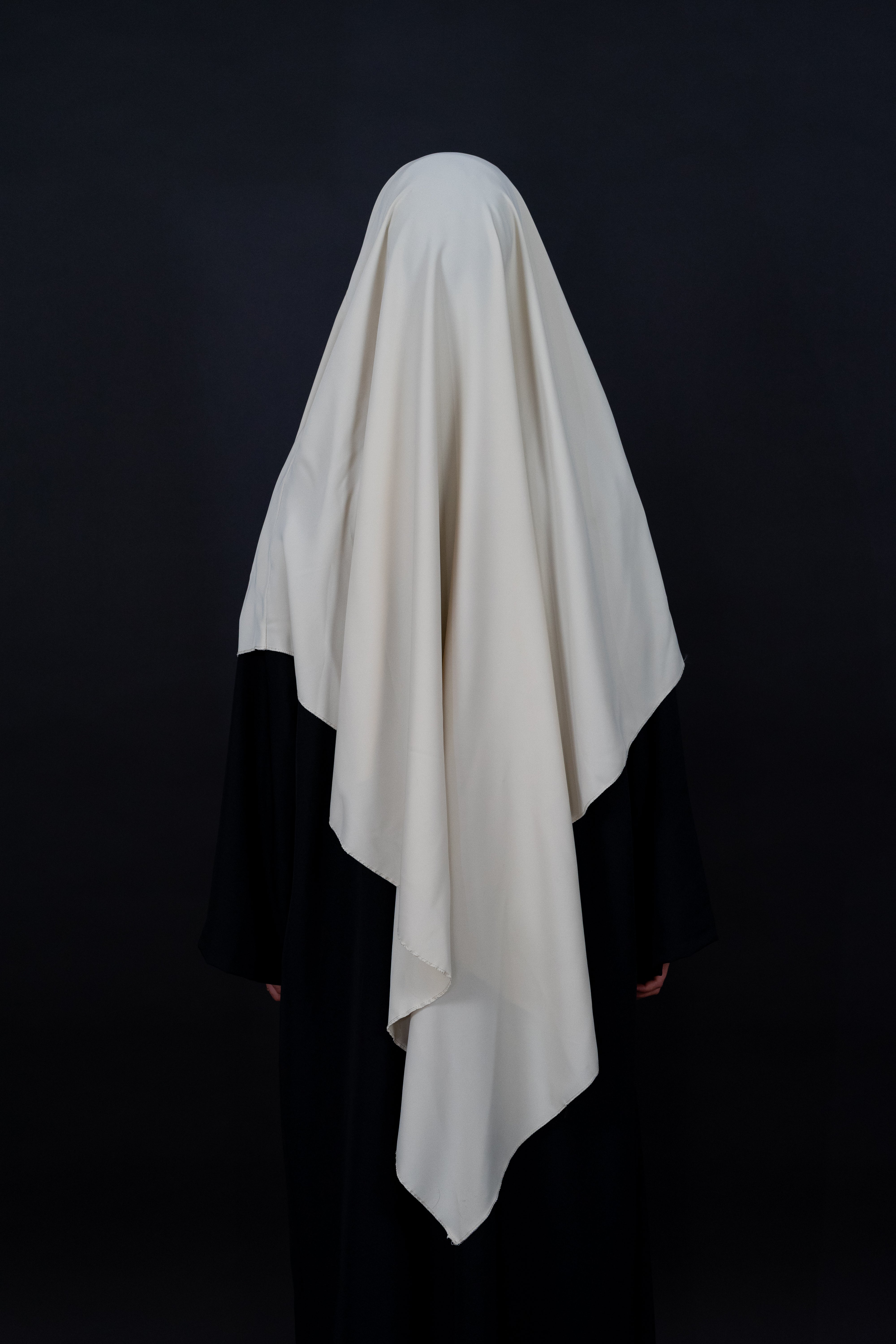 Eleganter Khimar in der Farbe Beige