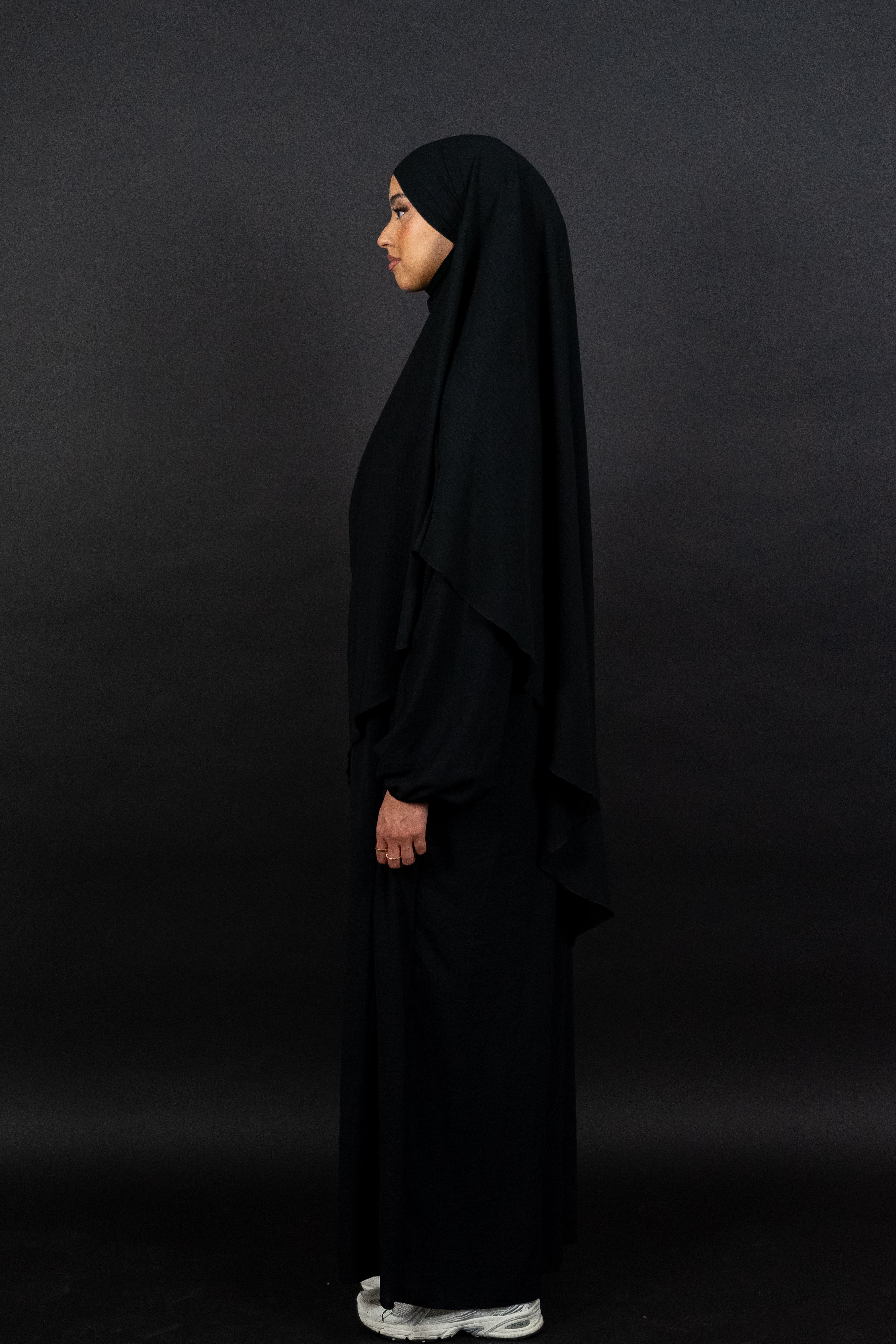 Nadira Abaya Set in Schwarz