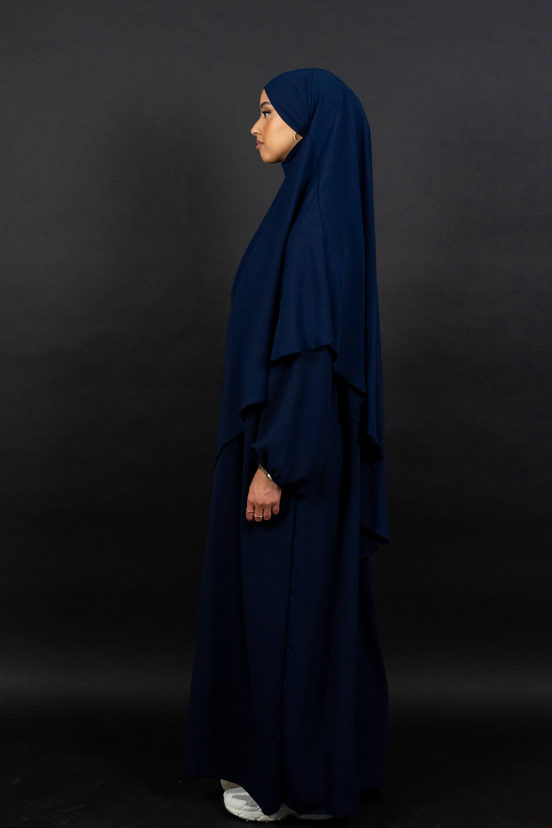 Nadira Abaya Set in Marineblau