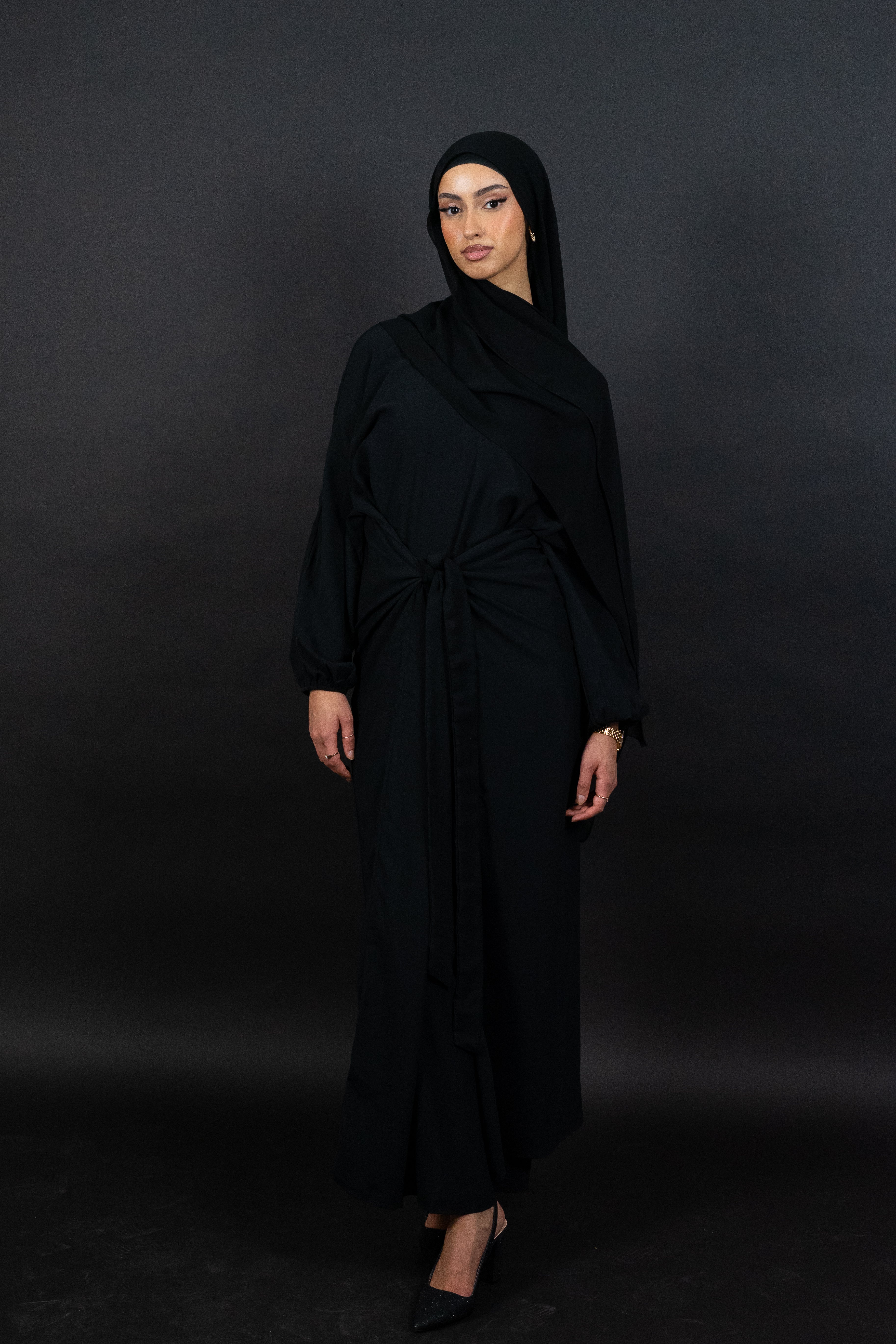 Wickelkleid mit vielseitiger Tragemöglichkeit