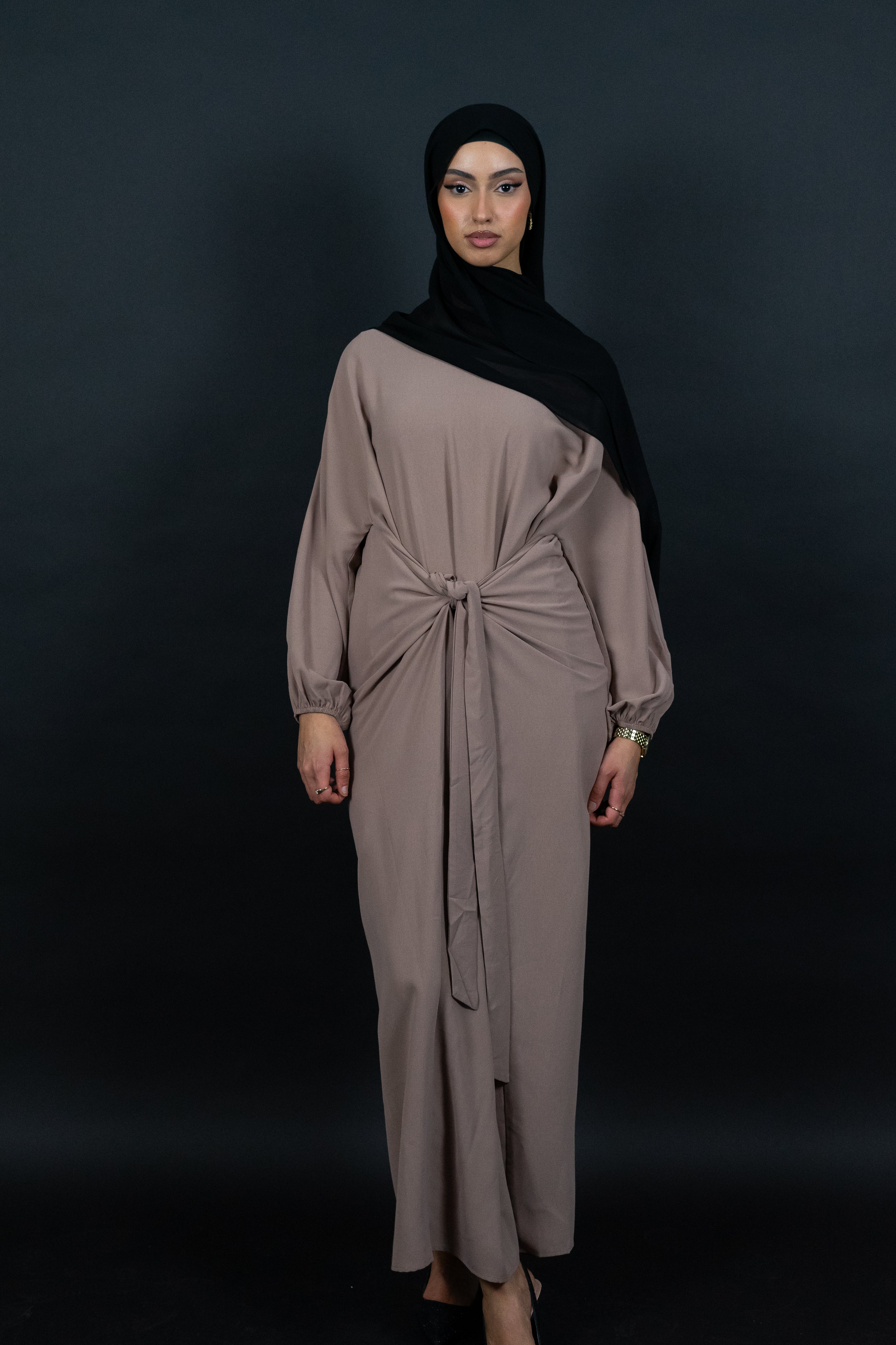 Wickelkleid mit vielseitiger Tragemöglichkeit