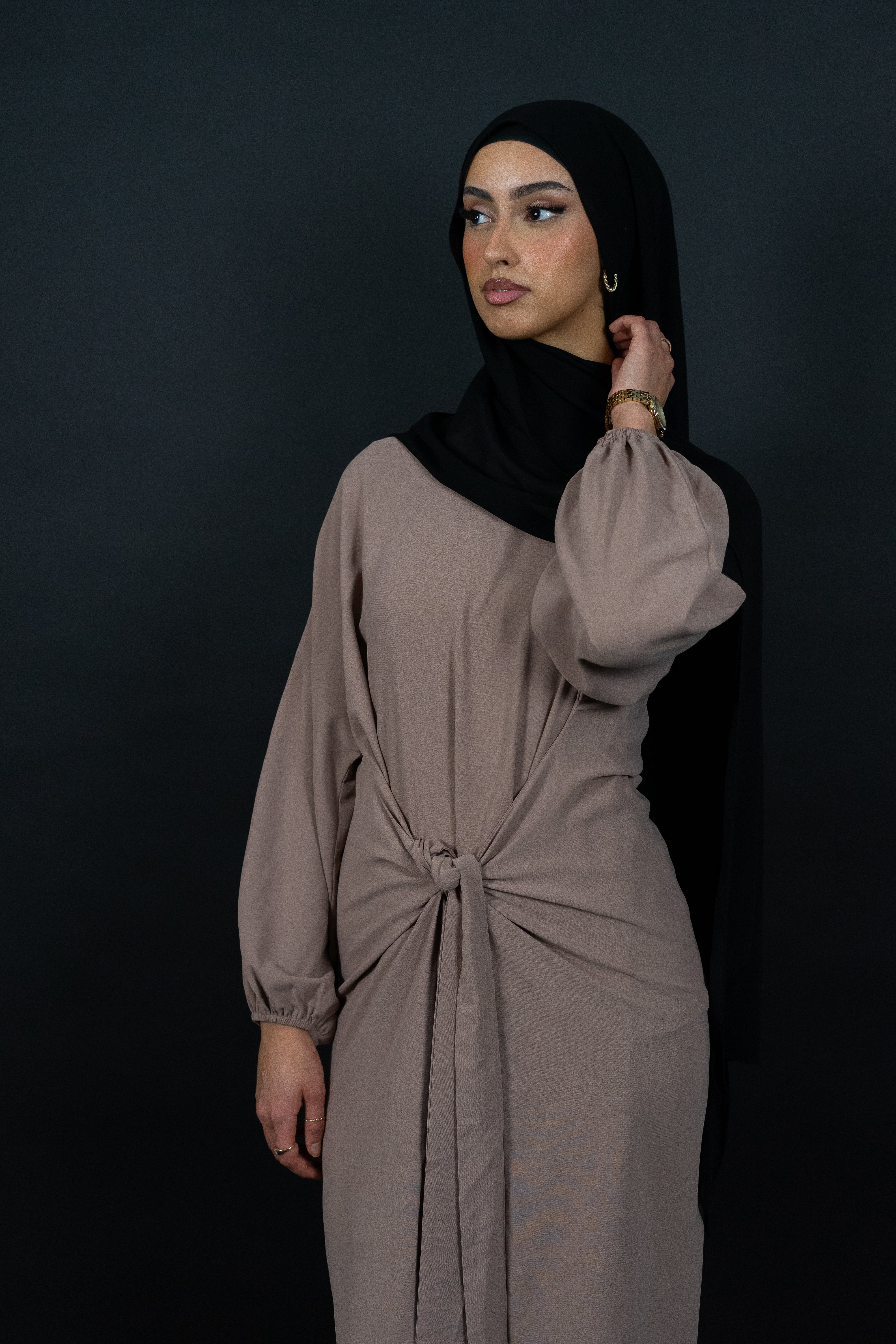 Wickelkleid mit vielseitiger Tragemöglichkeit