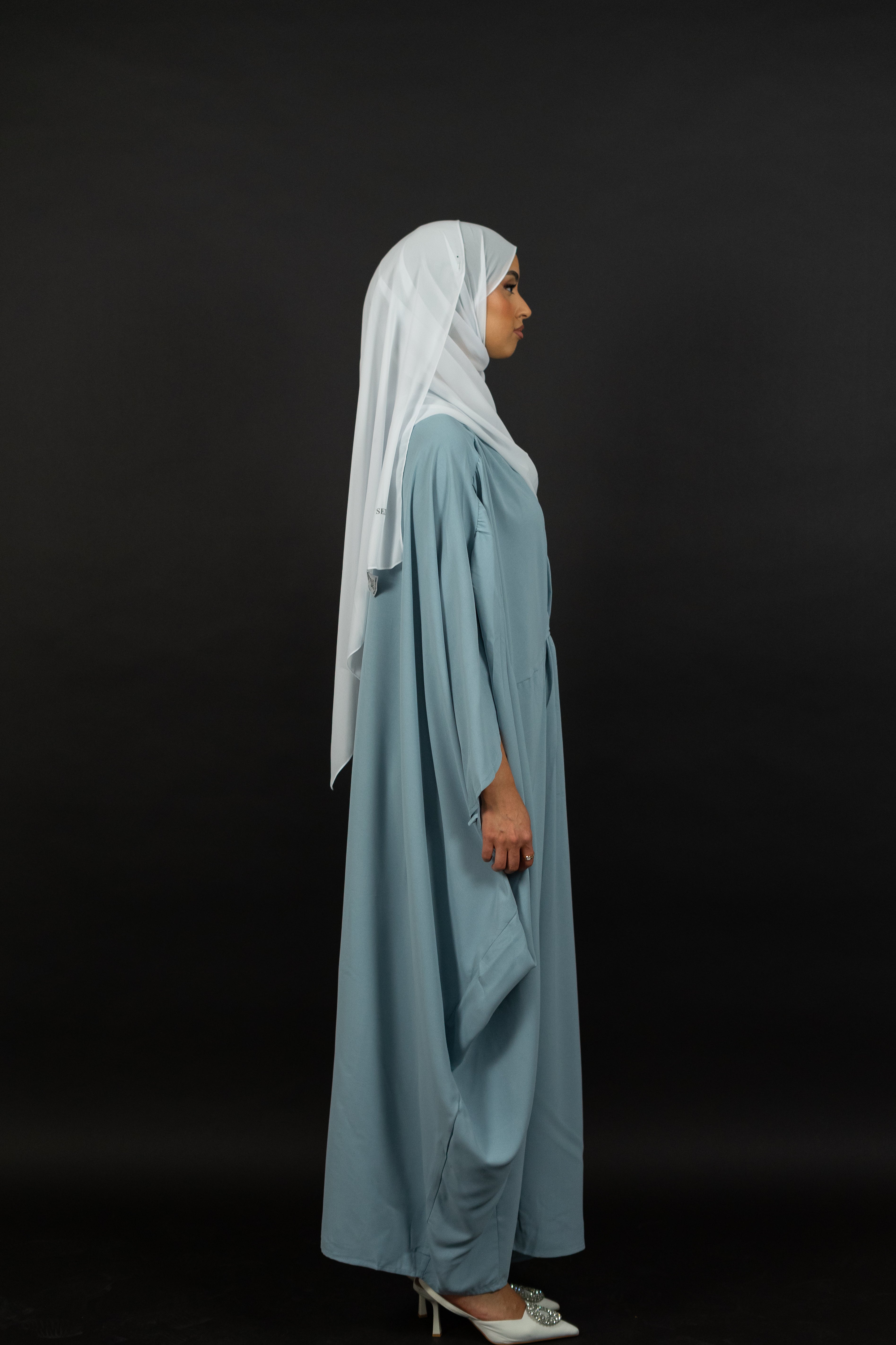 ABAYA KLEID MIT FLEDERMAUSÄRMELN
