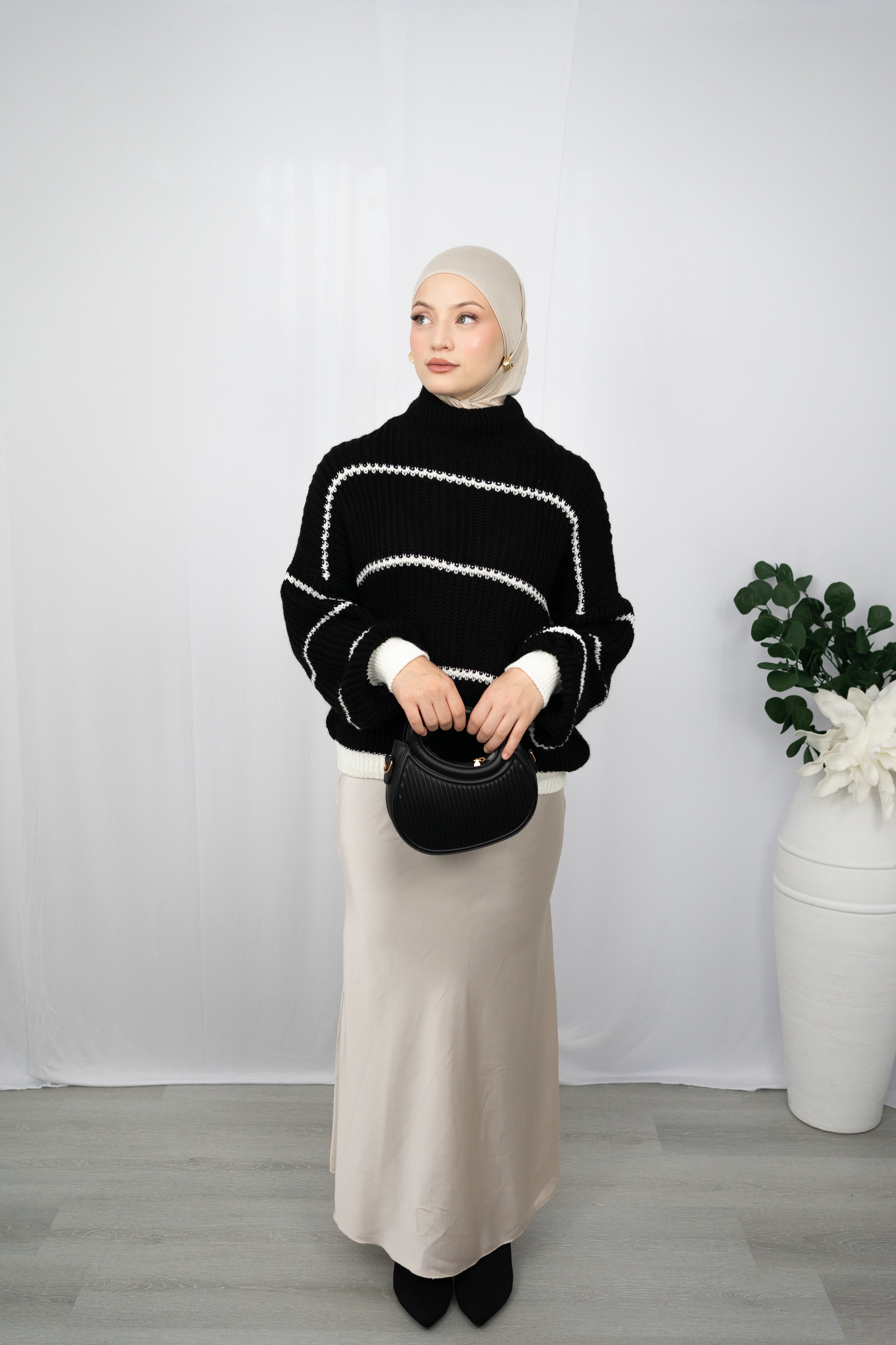 LINA STREIFENPULLOVER