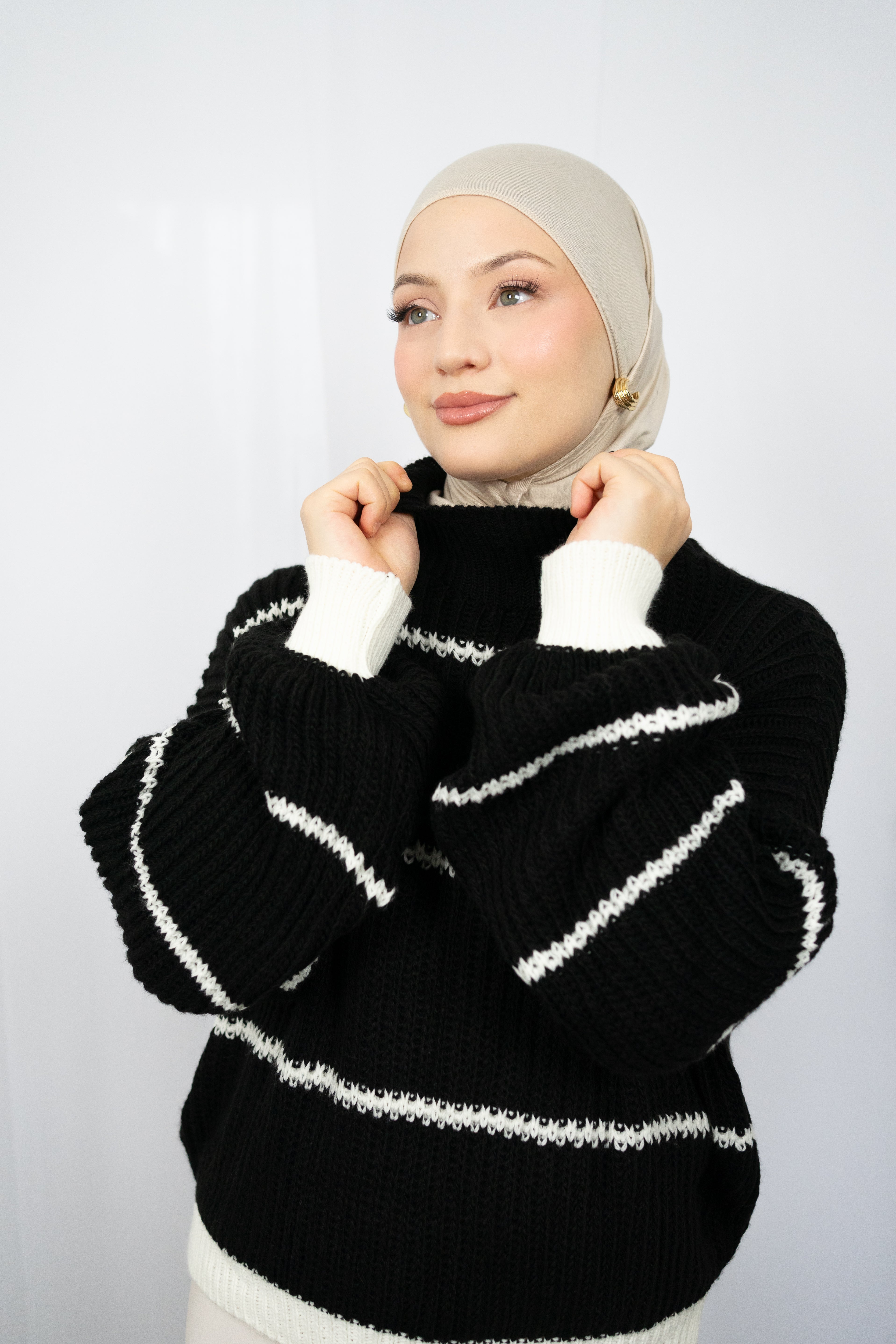 LINA STREIFENPULLOVER