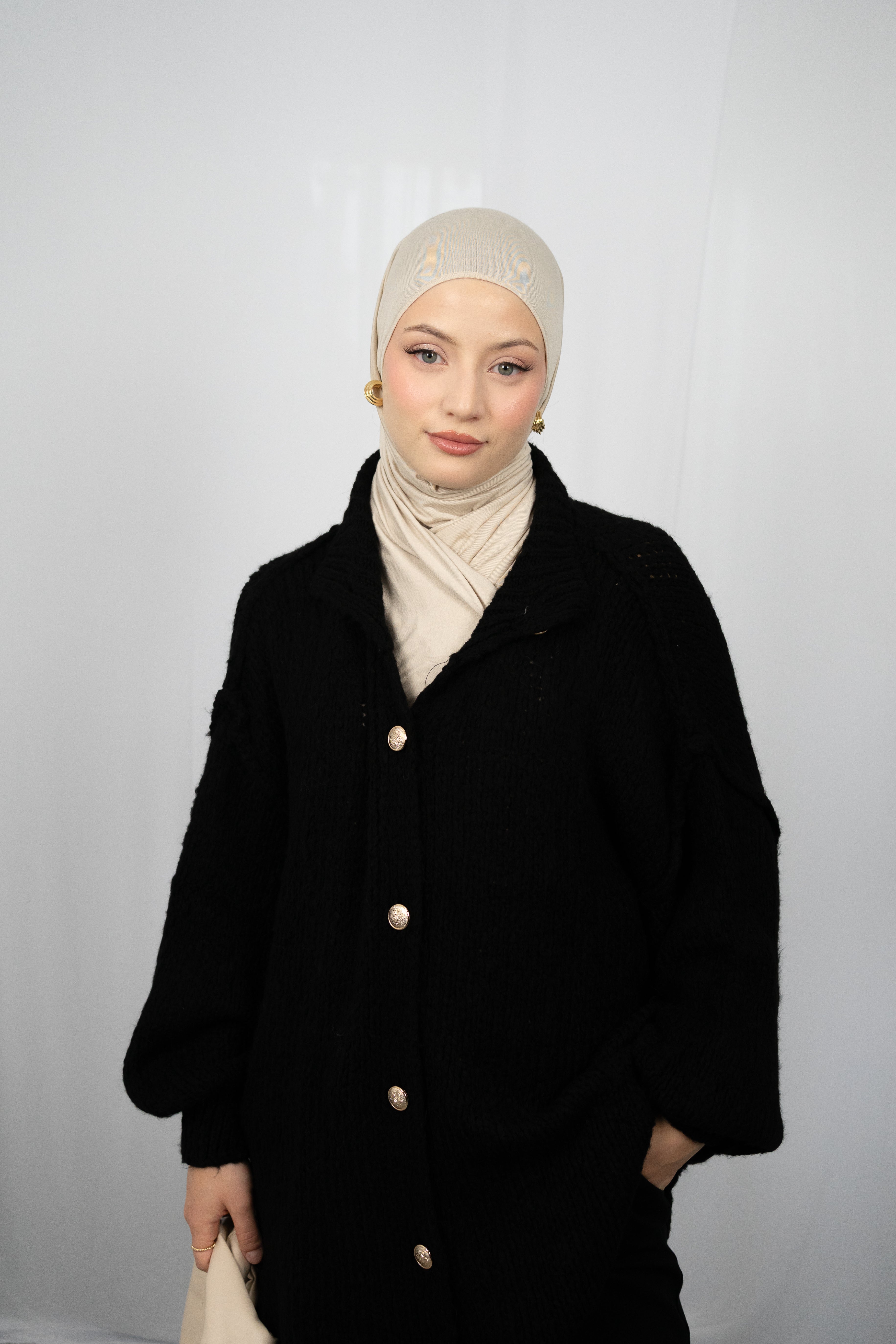 DIELLA CARDIGAN IN SCHWARZ